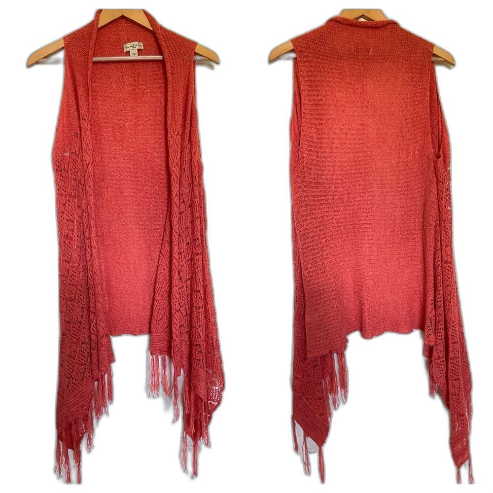 Live And Let Live Boho Vest With Fringe